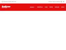 Tablet Screenshot of dankuchen-kranj.si